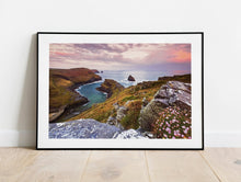 Load image into Gallery viewer, Cornish Prints | Boscastle Harbour artwork, Seascape Photography - Home Decor Gifts