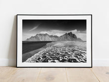 Load image into Gallery viewer, Mountain Print of The Vestrahorn | Icelandic art for Sale, Stokksnes Wall Art Gifts