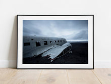 Load image into Gallery viewer, Icelandic Print of The United States Navy DC plane crash, Sólheimasandur prints