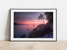Load image into Gallery viewer, Babbacombe Lone Tree, Torquay, Devon | Sunrise Seascape Photography Print