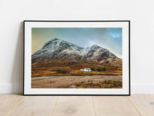 Load image into Gallery viewer, Highland art of Lagangarbh Cottage | Buachaille Etive Mor Prints, Scottish Wall Art