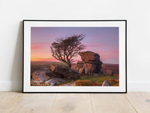 Load image into Gallery viewer, Dartmoor Prints | Hawthorn Tree Wall Art at Haytor Rocks - Home Decor Gifts