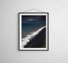 Load image into Gallery viewer, Scandinavian Prints | Dyrholaey Black Beach artwork, Icelandic fine art Home Decor Gifts