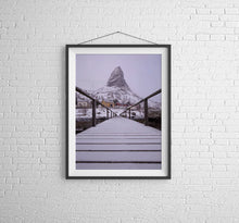 Load image into Gallery viewer, Nordic art | The Horn Mountain Prints, Lofoten Islands wall art - Home Decor Gifts