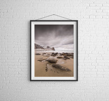 Load image into Gallery viewer, Beach Prints of Unstad Bay, Scandinavian Wall Art for Sale - Home Decor Gifts