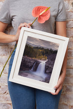 Load image into Gallery viewer, Ram Falls Waterfall Photography | Alberta Canada Rockies Mountain Landscape Art - Home Decor Gifts
