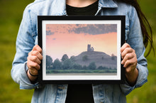 Load image into Gallery viewer, Burrow Mump, Somerset Levels | Ruined Church Landscape Photography Print