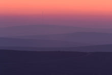 Load image into Gallery viewer, Devon Sunset Photography | Dartmoor Red Sky Wall Art, Valley Prints - Home Decor Gifts