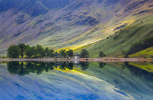 Load image into Gallery viewer, Buttermere Lake District Tree Reflections Wall Art | Lake Photography Print