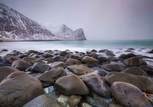 Load image into Gallery viewer, Nordic Gifts of Unstad Bay | Scandinavian Beach Prints and Mountain Photography
