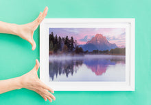Load image into Gallery viewer, Oxbow Bend Snake River Grand Teton Mt Moran Wall Art | Wyoming Photography Print