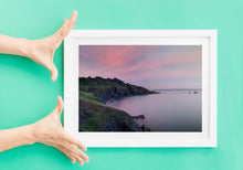 Load image into Gallery viewer, Start Point Lighthouse Devon Sunset Photography Print | South Hams Coastal Wall Art