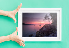 Load image into Gallery viewer, Babbacombe Lone Tree, Torquay, Devon | Sunrise Seascape Photography Print