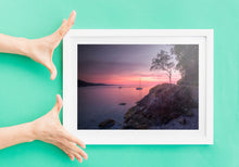 Load image into Gallery viewer, Babbacombe Lone Tree, Torquay, Devon | Sunrise Seascape Photography Print