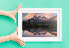 Load image into Gallery viewer, Three Sisters Mountain Photography | Canmore Alberta Canadian Rockies Wall Art - Home Decor Gifts
