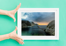Load image into Gallery viewer, Dorset art of Man O War Beach, Coastal landscape photography - Home Decor Gifts