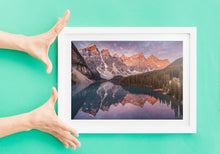 Load image into Gallery viewer, Lake Moraine Photography | Alberta Mountain Photos Canadian Rockies Wall Art for Sale - Home Decor Gifts