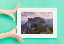 Load image into Gallery viewer, Saxer Lücke, Switzerland | Dramatic Alpine Ridge Photography Print