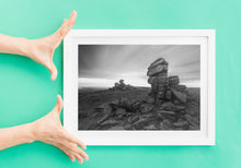 Load image into Gallery viewer, Fine art Print of Great Staple Tor | Dartmoor Pictures for Sale - Home Decor Gifts