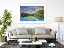 Load image into Gallery viewer, Buttermere Lake District Tree Reflections Wall Art | Lake Photography Print