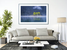 Load image into Gallery viewer, Eibsee Lake, Germany | Misty Island Trees & Reflection Photography Print