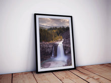 Load image into Gallery viewer, Ram Falls Waterfall Photography | Alberta Canada Rockies Mountain Landscape Art - Home Decor Gifts