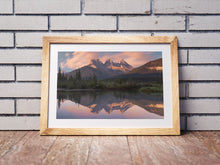 Load image into Gallery viewer, Three Sisters Mountain Photography | Canmore Alberta Canadian Rockies Wall Art - Home Decor Gifts
