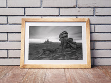 Load image into Gallery viewer, Fine art Print of Great Staple Tor | Dartmoor Pictures for Sale - Home Decor Gifts