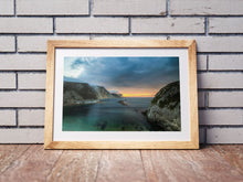 Load image into Gallery viewer, Dorset art of Man O War Beach, Coastal landscape photography - Home Decor Gifts
