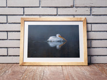 Load image into Gallery viewer, Pelican Wall Art Print – Snake River Yellowstone Bird Photography | Nature Decor & Gift Idea