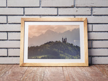 Load image into Gallery viewer, Frauenberg an der Enns Church, Austria | Alpine Mountain Church Photography Print
