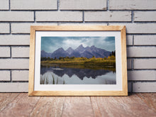 Load image into Gallery viewer, Schwabacher Landing, Grand Teton National Park, Wyoming | Snake River Reflection Photography Print