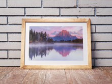 Load image into Gallery viewer, Oxbow Bend Snake River Grand Teton Mt Moran Wall Art | Wyoming Photography Print