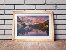 Load image into Gallery viewer, Lake Moraine Photography | Alberta Mountain Photos Canadian Rockies Wall Art for Sale - Home Decor Gifts