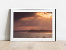 Load image into Gallery viewer, Stepper Point Print | Cornish Sunset Wall Art for Sale - Home Decor Gifts