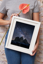 Load image into Gallery viewer, Tre Cime Di Lavaredo Mountain Photography | Astrophotography Space Photography For Sale, Northern Italy Home Decor