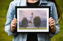 Load image into Gallery viewer, St Coloman Church Print | Bavaria Landscape Photography, Home Decor Gifts