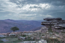 Load image into Gallery viewer, Dartmoor Landscape Print | Combestone Tor Wall Art, Devon Valley - Home Decor Gifts - Sebastien Coell Photography