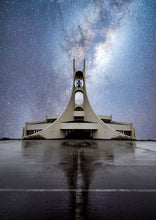 Load image into Gallery viewer, Stykkishólmskirkja Church Milkyway Prints | Icelandic Space Wall Art - Relight Home Decor