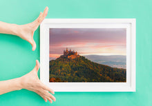Load image into Gallery viewer, Burg Hohenzollern Wall Art | Bavaria Castle Mountain Photography - Home Decor Gifts - Sebastien Coell Photography