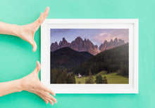 Load image into Gallery viewer, St Johann in Ranui Church Photography | Val Di Funes Prints, Home Decor Gifts