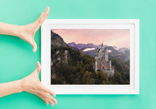 Load image into Gallery viewer, Neuschwanstein Castle Print | Fairy tale Castle Wall Art Germany - Home Decor Gifts