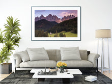 Load image into Gallery viewer, St Johann in Ranui Church Photography | Val Di Funes Prints, Home Decor Gifts