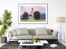 Load image into Gallery viewer, St Coloman Church Print | Bavaria Landscape Photography, Home Decor Gifts