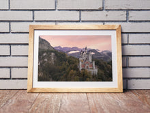Load image into Gallery viewer, Neuschwanstein Castle Print | Fairy tale Castle Wall Art Germany - Home Decor Gifts