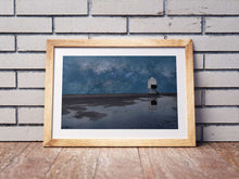 Load image into Gallery viewer, Burnham on Sea Space Print | Milkway Lighthouse Wall Art, Nightsky Photography - Relight Home Decor - Sebastien Coell Photography