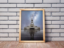 Load image into Gallery viewer, Stykkishólmskirkja Church Milkyway Prints | Icelandic Space Wall Art - Relight Home Decor