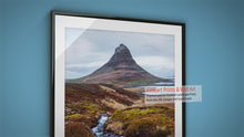 Load and play video in Gallery viewer, Icelandic art of Kirkjufell | Mountain Photography, Scandinavian Prints - Home Decor Gifts