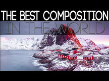 Load and play video in Gallery viewer, Night time Print of Hamnoy | Lofoten Island Mountain Photography for Sale - Home Decor