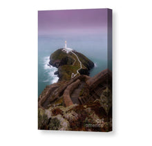 Load image into Gallery viewer, Welsh art of South Stack Lighthouse | Anglesey Prints - Home Decor Gifts
